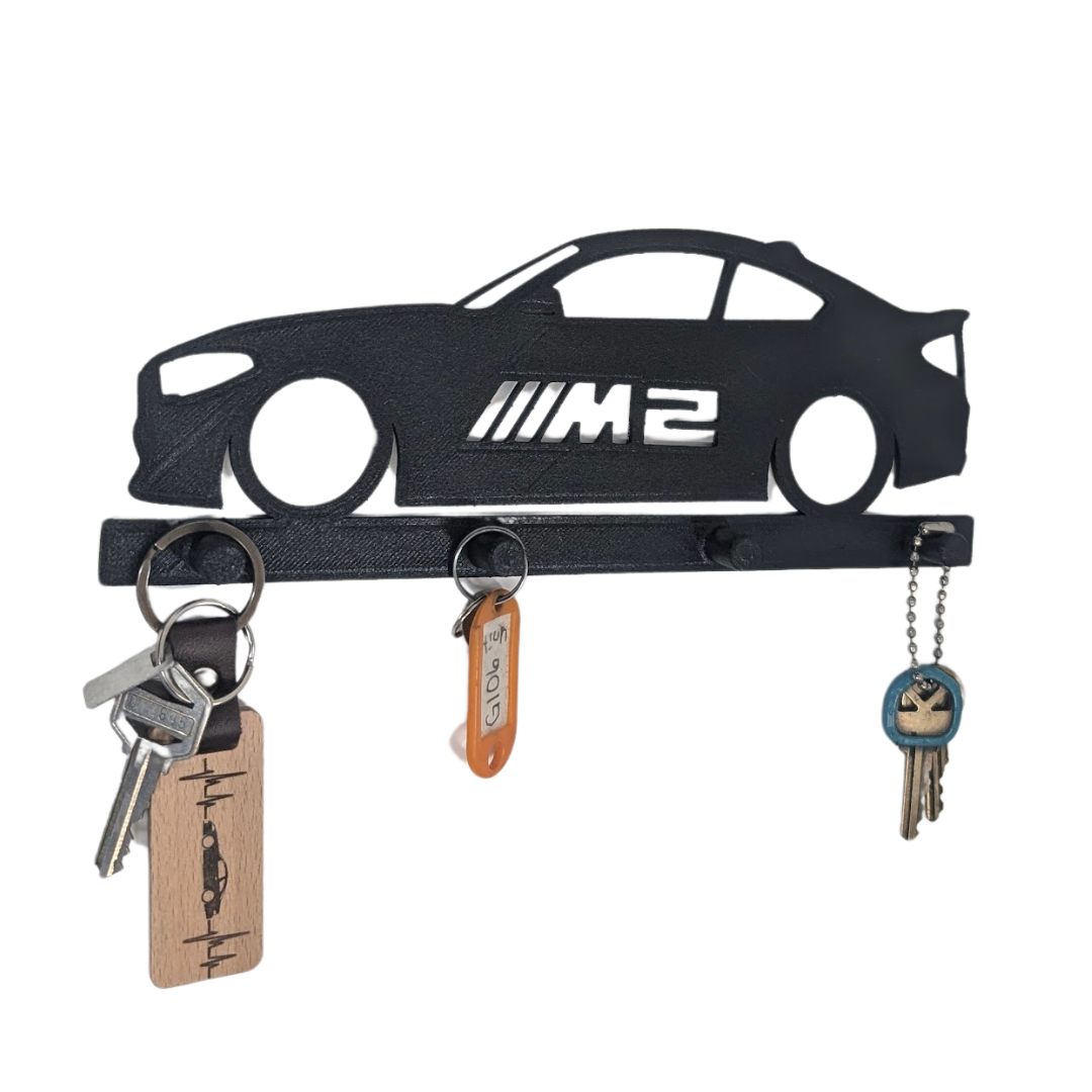 Bmw M2 key holder | wall key organizer | entryway key holder |
