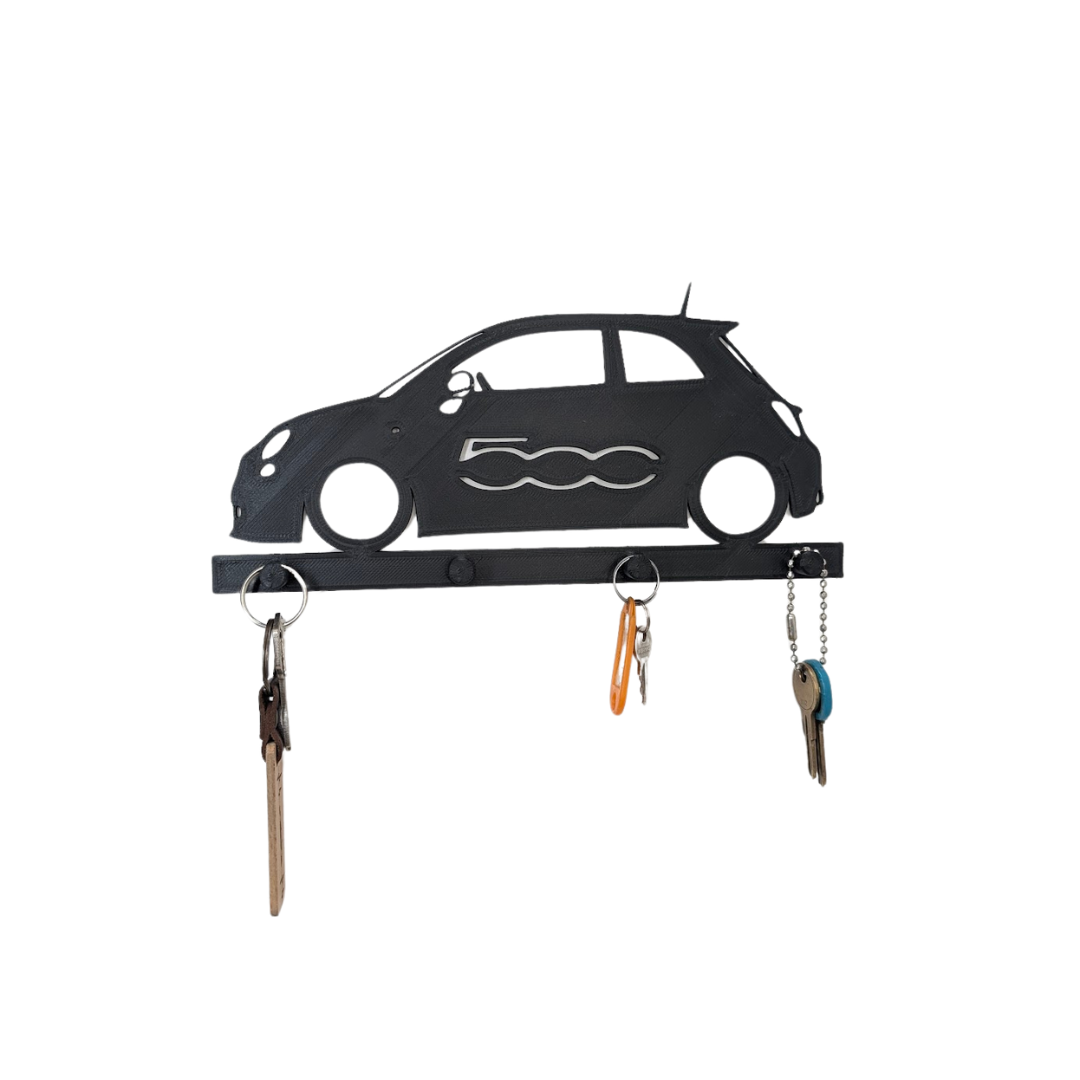 Fiat 500 key holder | wall key organizer | entryway key holder |