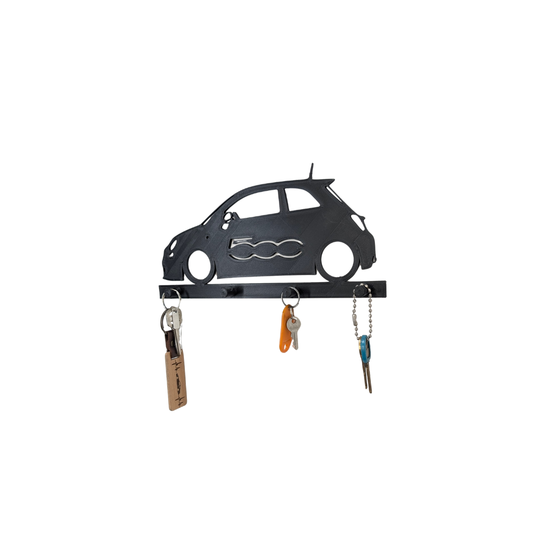 Fiat 500 key holder | wall key organizer | entryway key holder |