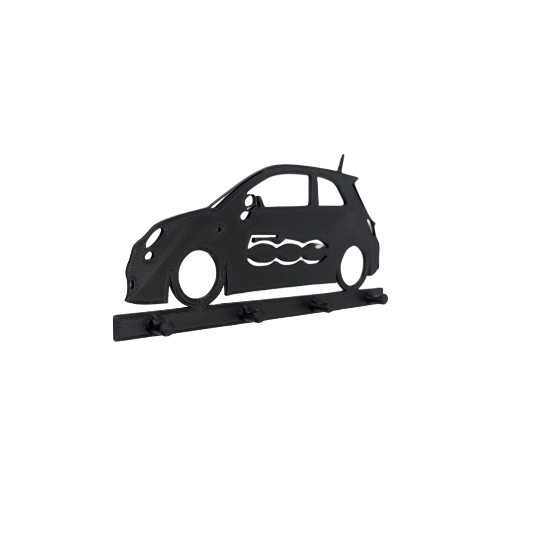 Fiat 500 key holder | wall key organizer | entryway key holder |