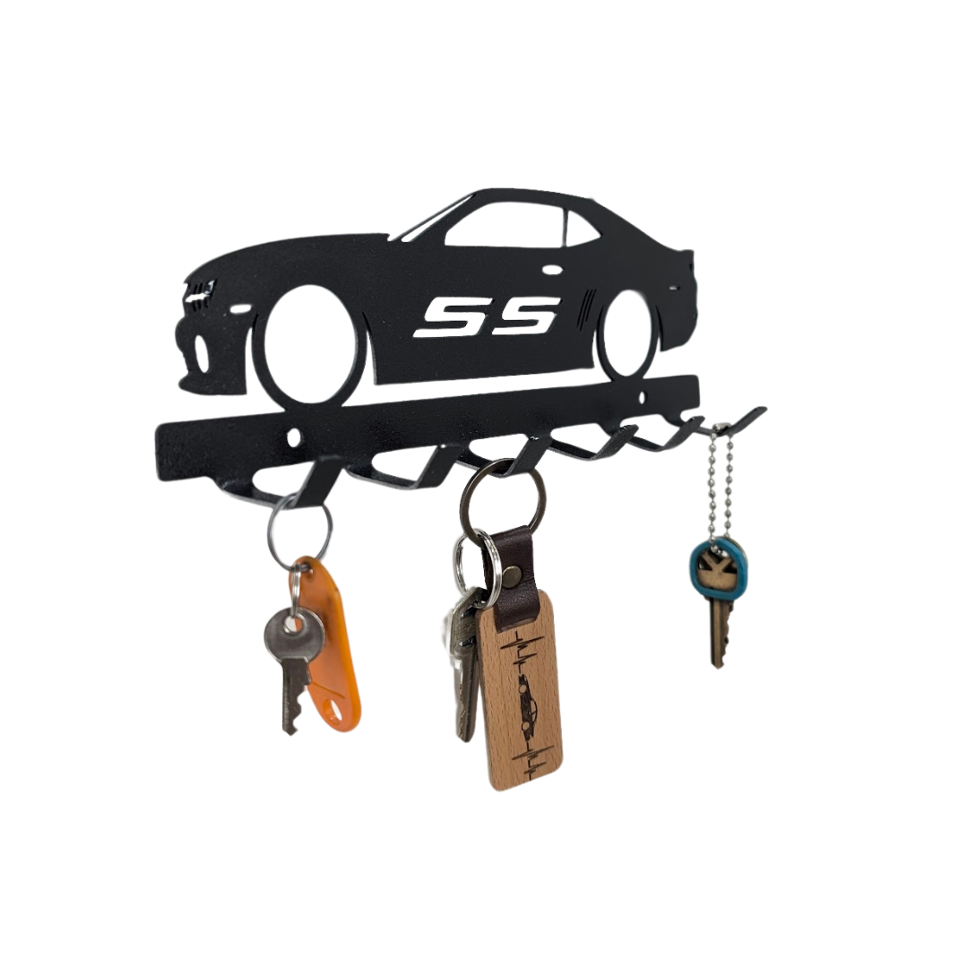 Camaro SS Key holder | wall mounted key organizer| Metal key rack | Metal car Silhouette