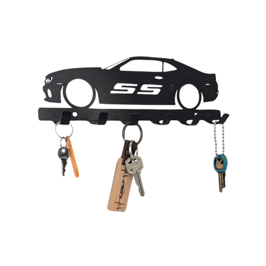 Camaro SS Key holder | wall mounted key organizer| Metal key rack | Metal car Silhouette
