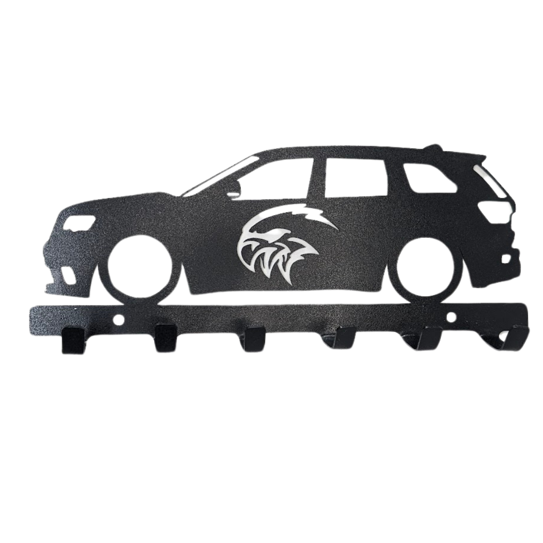 Jeep Grand Cherokee Trackhawk Key holder | wall mounted key organizer| Metal key rack | Metal car Silhouette