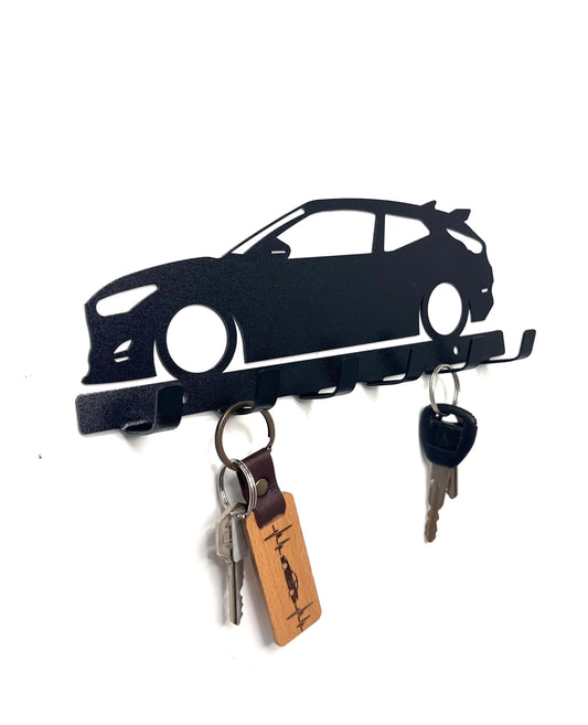 Hyundai Veloster N Key holder | wall mounted key organizer| Metal key rack | Metal car Silhouette