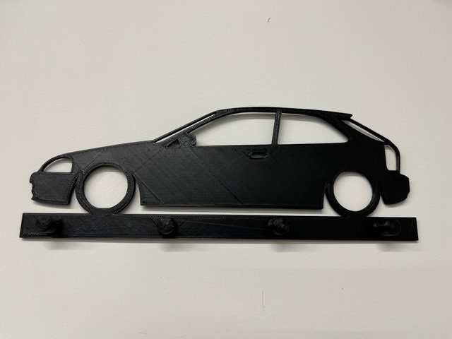 Civic EK hatchback key holder | wall key organizer | key hanger