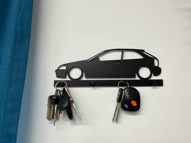Civic EK hatchback key holder | wall key organizer | key hanger