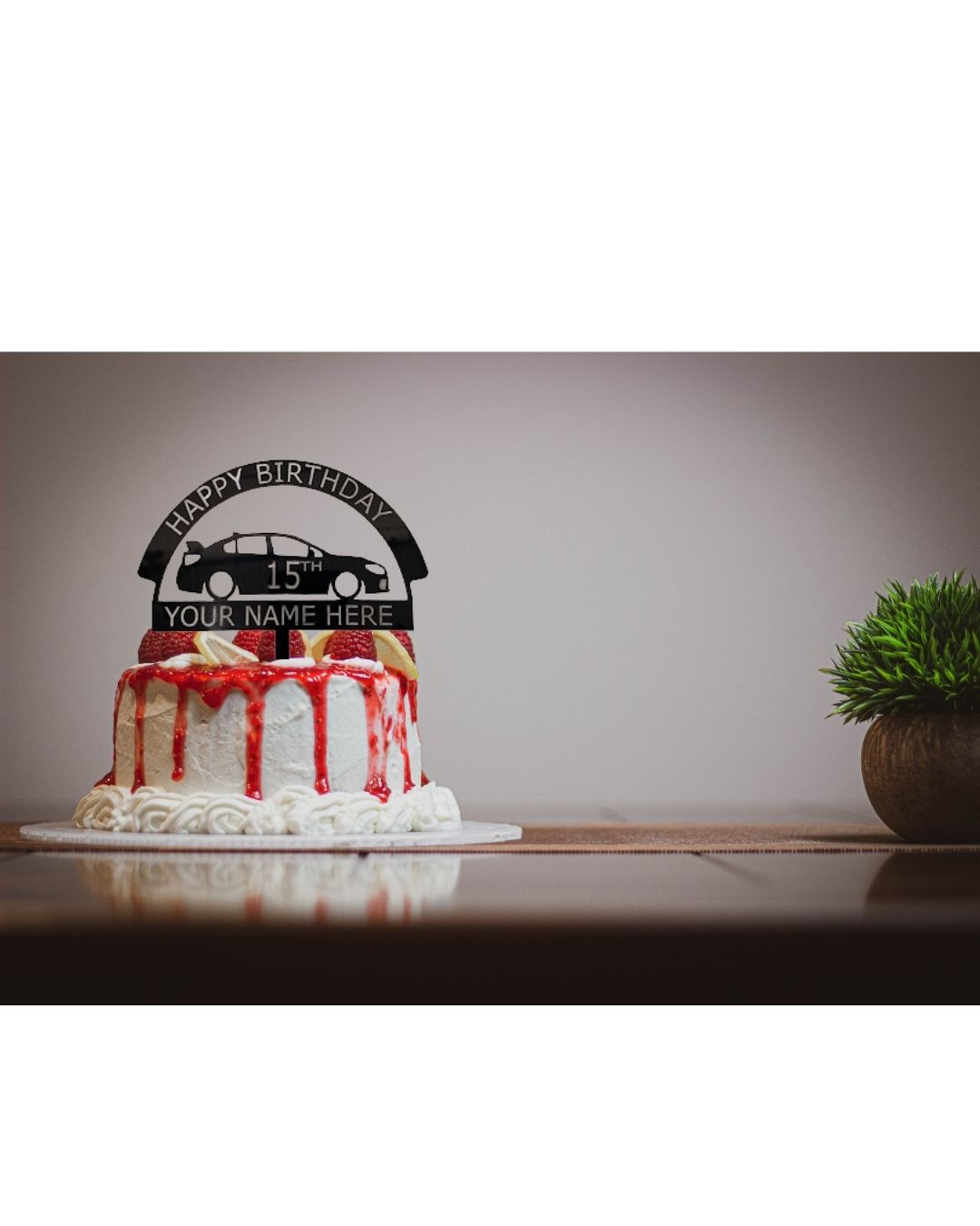 Subaru wrx sti cake topper | custom cake topper