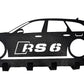 Audi RS6 Avant Wagon Key holder | wall mounted key organizer| Metal key rack | Metal car Silhouette