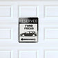 ford focus parking sign | custom parking signs | Metal sign