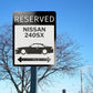 Nissan 240sx silvia parking sign | custom parking signs | Metal sign