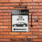 Vw Jetta mk4 parking sign | custom parking signs | Metal sign