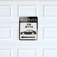 Vw Jetta mk4 parking sign | custom parking signs | Metal sign