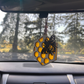 Désodorisant de voiture Alvéole avec abeille