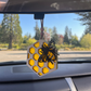 Désodorisant de voiture Alvéole avec abeille