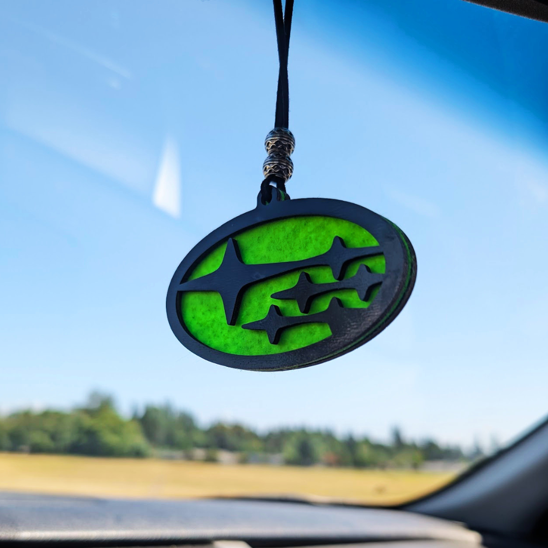 Subaru rear view ornament air freshener
