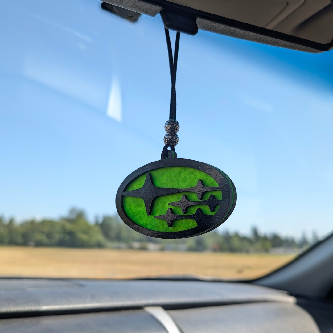 Subaru rear view ornament air freshener