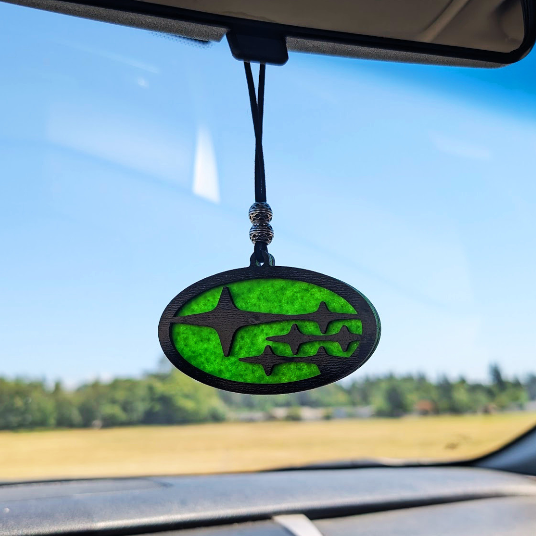 Subaru rear view ornament air freshener