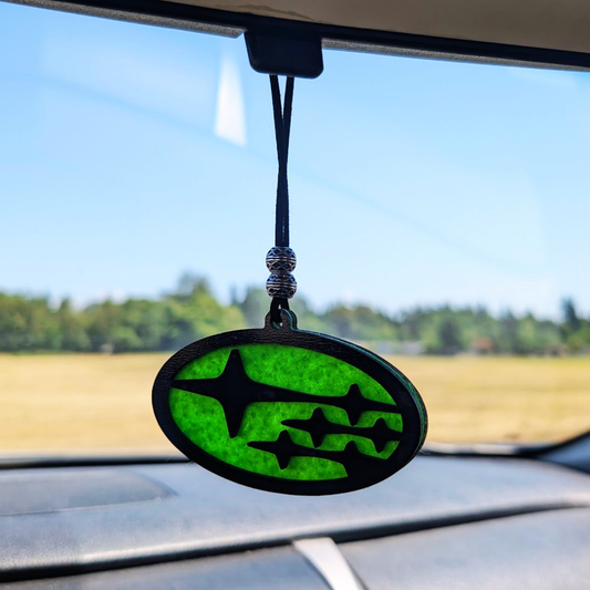 Subaru rear view ornament air freshener