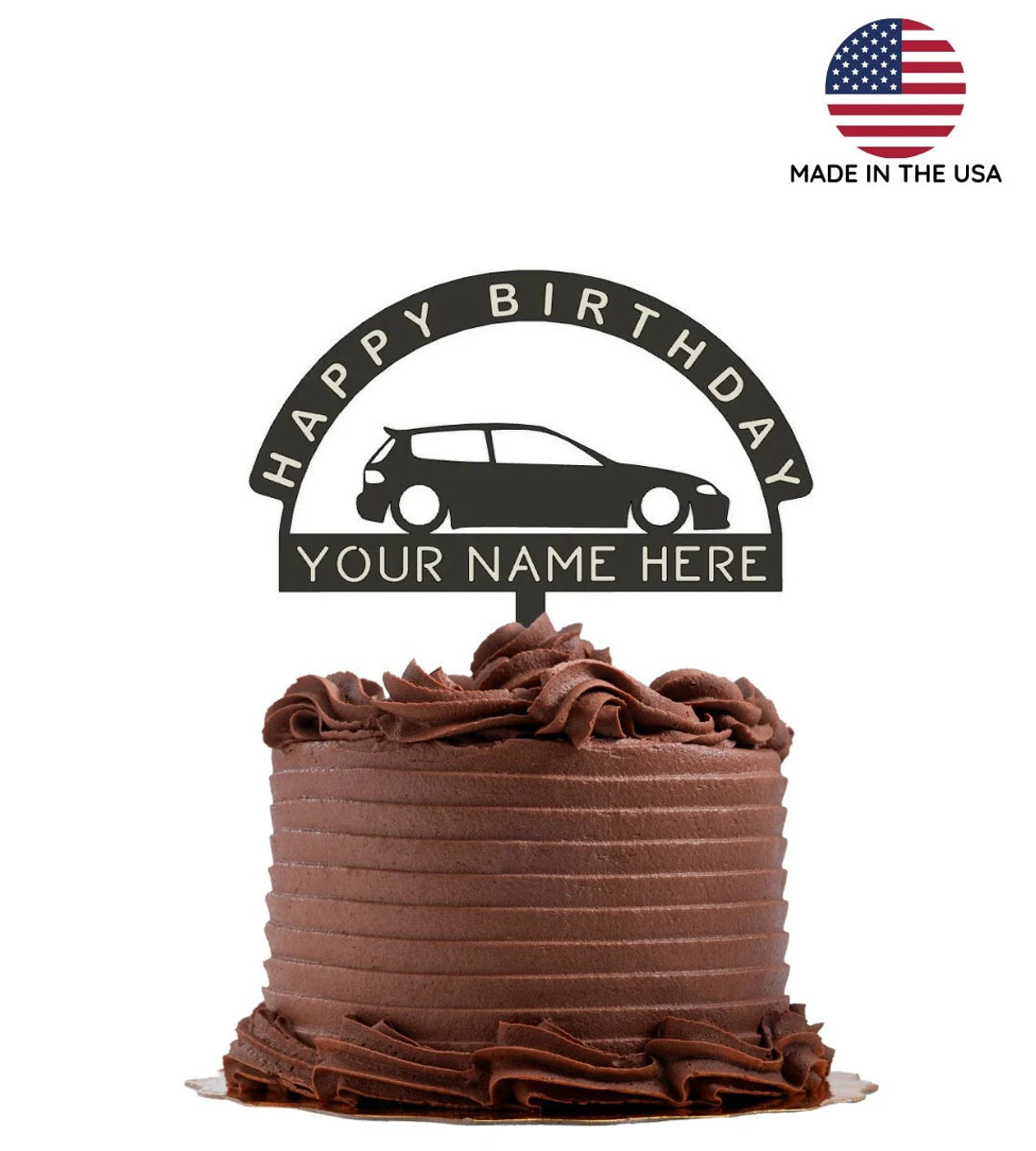 Civic EG cake topper | custom cake topper |car birthday cake topper