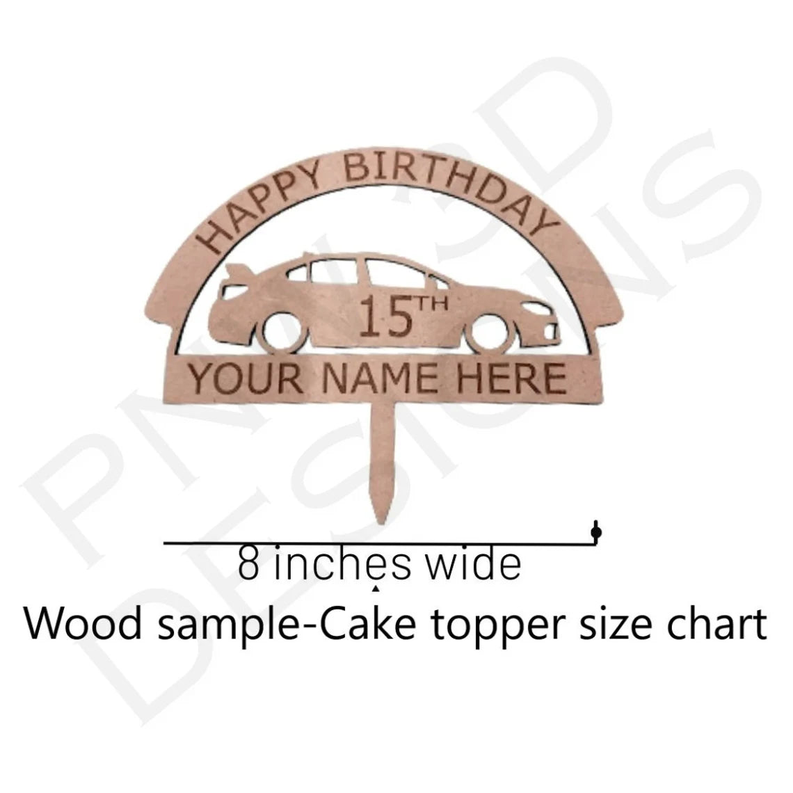 Golf GTI R32 cake topper | custom cake topper |car birthday cake topper