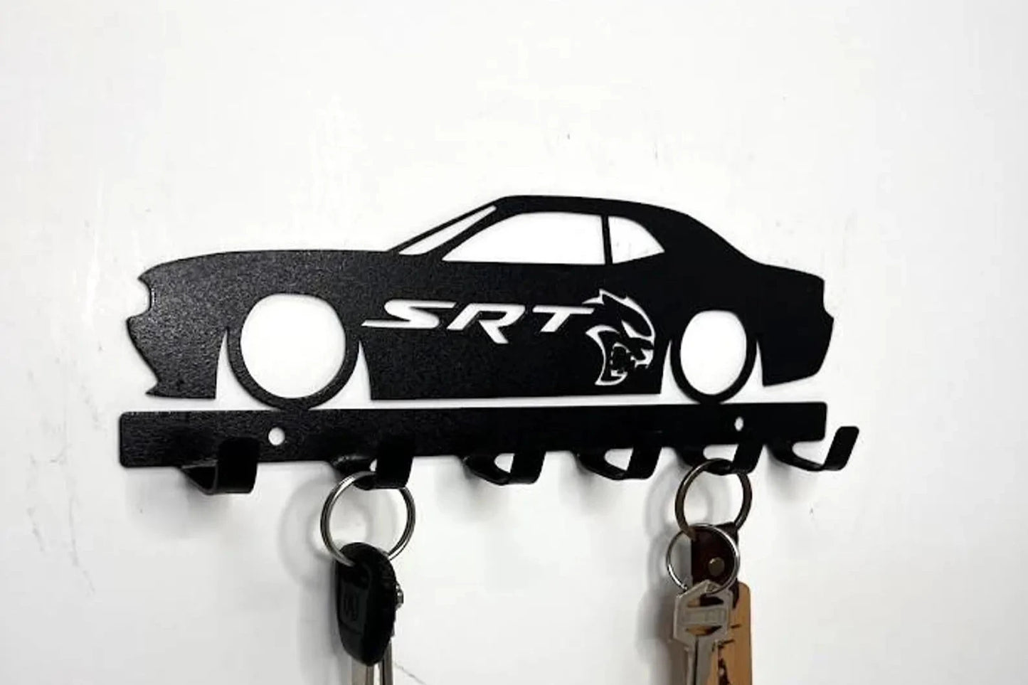 dodge challenger srt  Key holder | wall mounted key organizer| Metal key rack