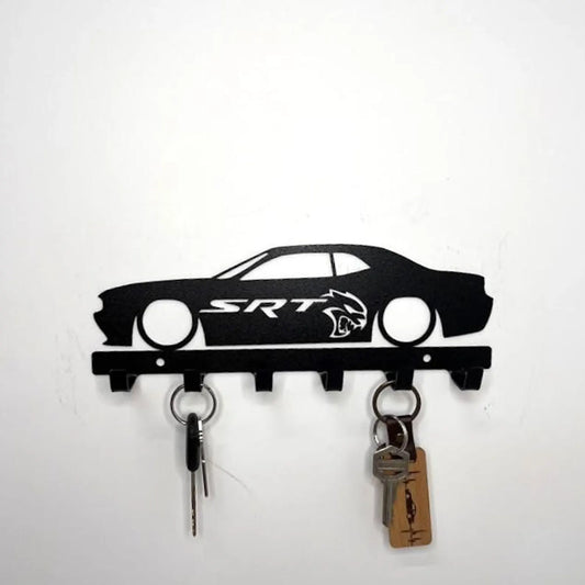 dodge challenger srt  Key holder | wall mounted key organizer| Metal key rack