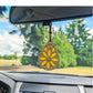 Daisy Car Air Freshener - Natural Boho Air Freshie -Essential oil diffuser