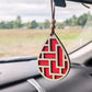 Geometric Car Air Freshener - Natural Boho Air Freshie -Essential oil diffuser