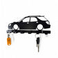 Subaru WRX Blobeye key holder  - Wall mounted metal Key Organizer