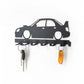 Subaru WRX Blobeye key holder  - Wall mounted metal Key Organizer