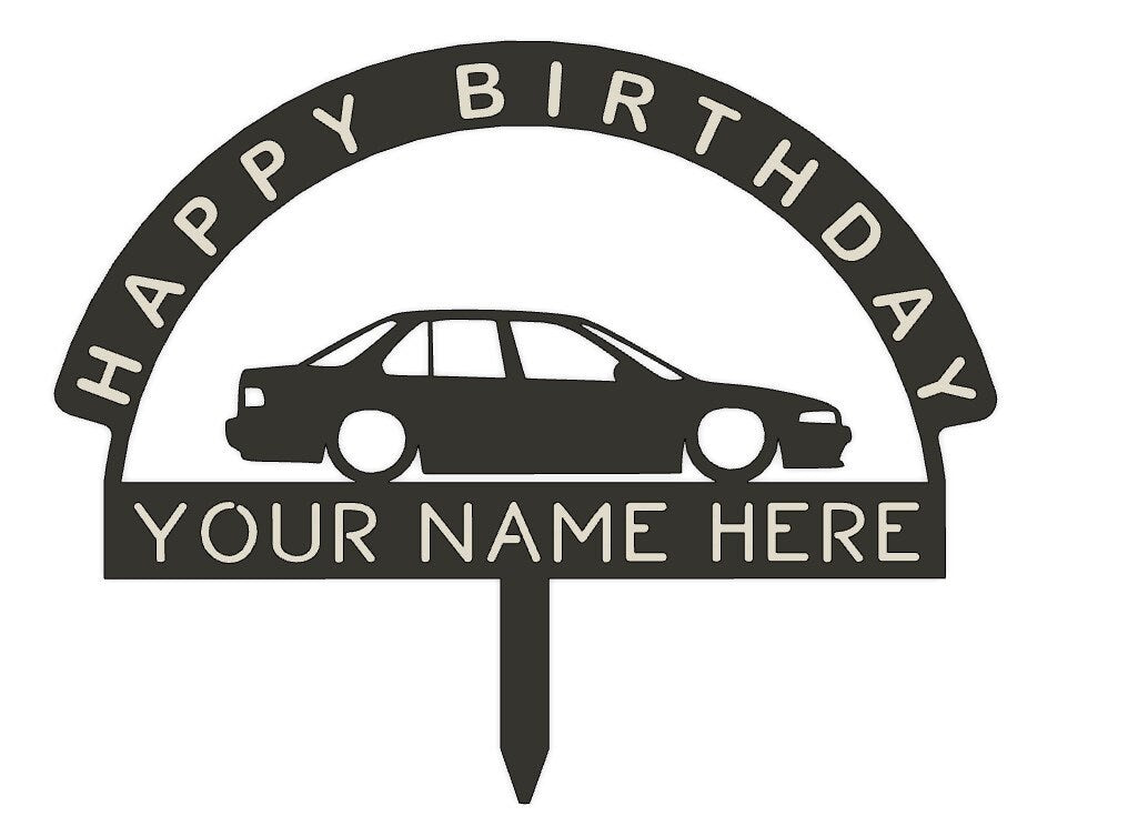 Accord cb7 cake topper | Personalized Cake Topper | car themed car topper |car birthday cake topper