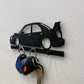 Subaru wagon wrx sti key holder | wall key organizer | key hanger