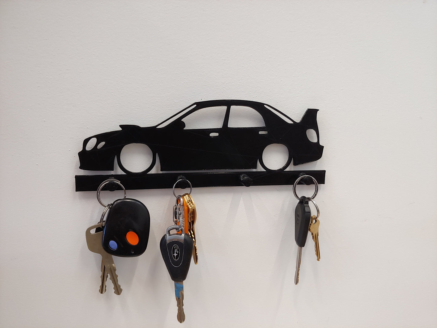 Subaru wrx wagon sti bug eye key holder | wall key organizer | key hanger