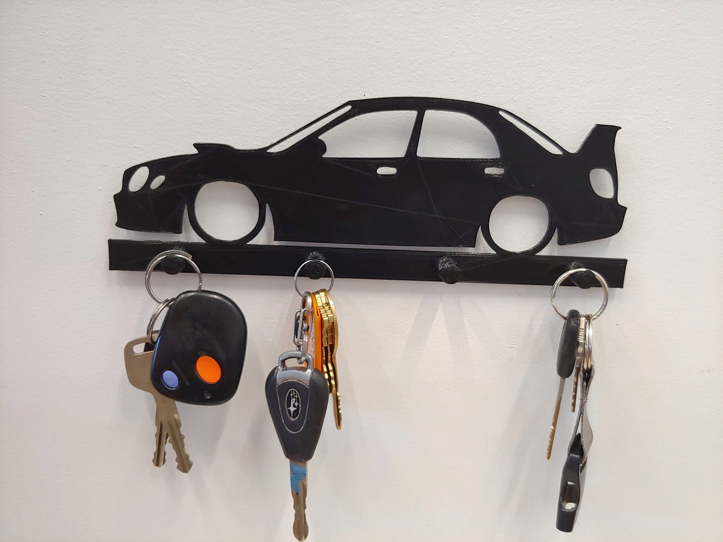 Subaru wrx wagon sti bug eye key holder | wall key organizer | key hanger