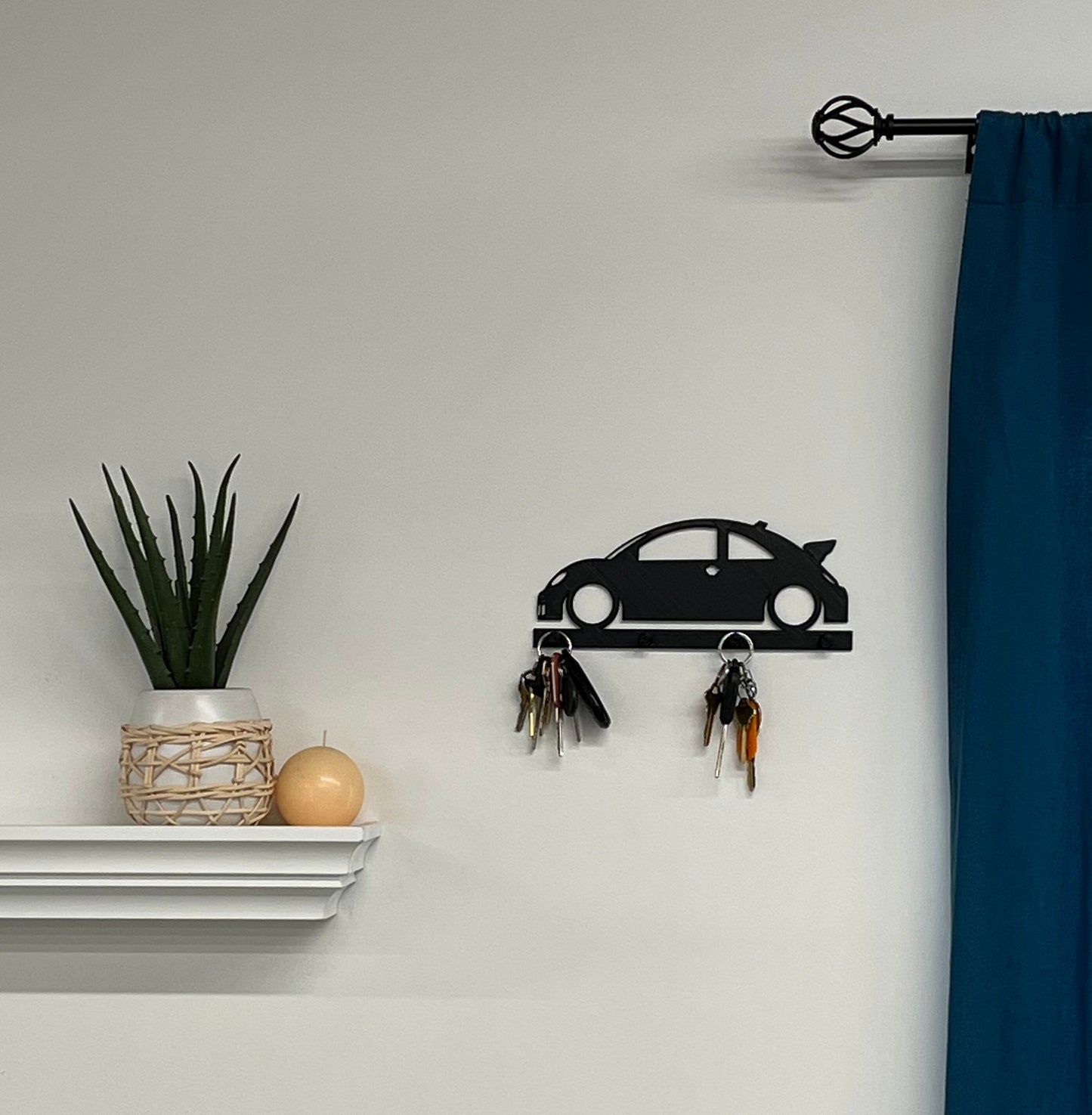 VW beetle rs bug key holder | wall key organizer | key hanger