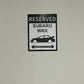 Subaru WRX STI parking sign | custom parking sign |