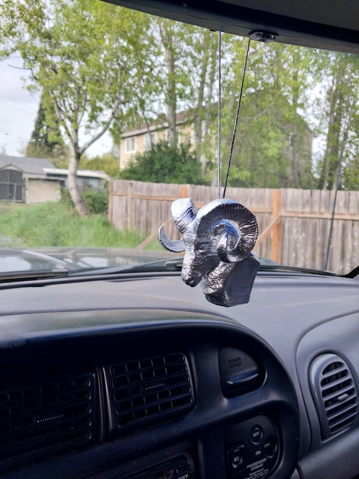 Dodge ram rear view mirror ornament | dodge cummins| 2nd gen cummins