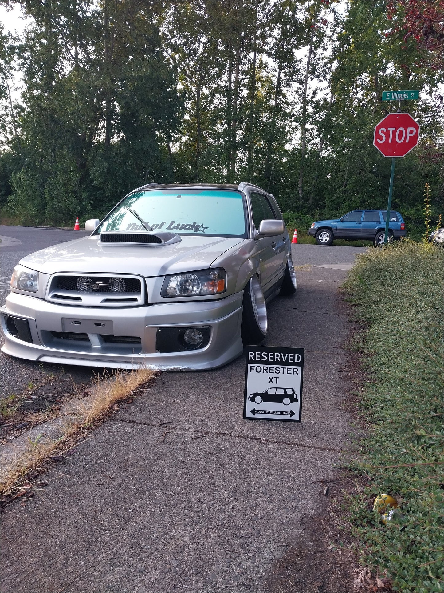 Subaru forester xt custom parking sign | metal parking sign |