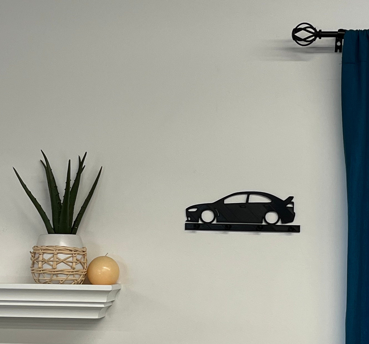 Mitsubishi evo x key holder | key wall organizer | key hanger