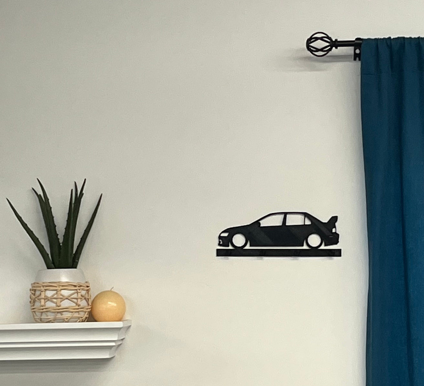 Mitsubishi evo lancer key holder | wall key organizer |